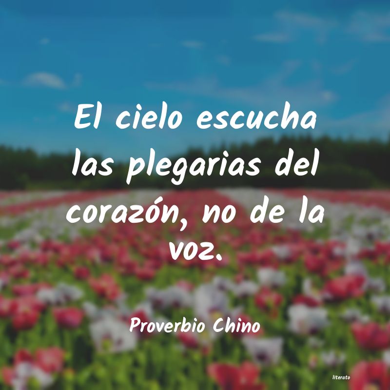 Frases de Proverbio Chino