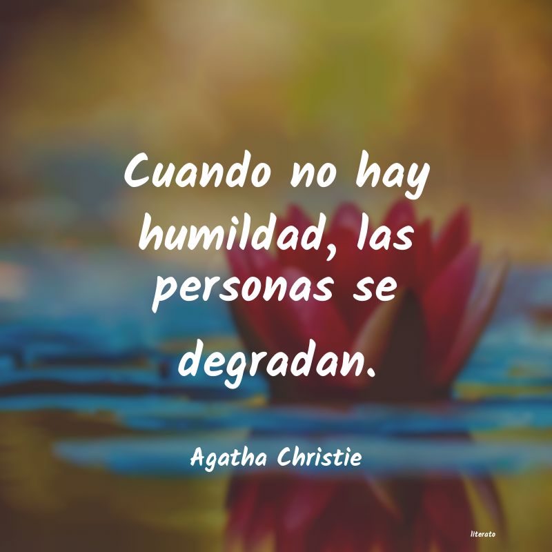 Frases de Agatha Christie