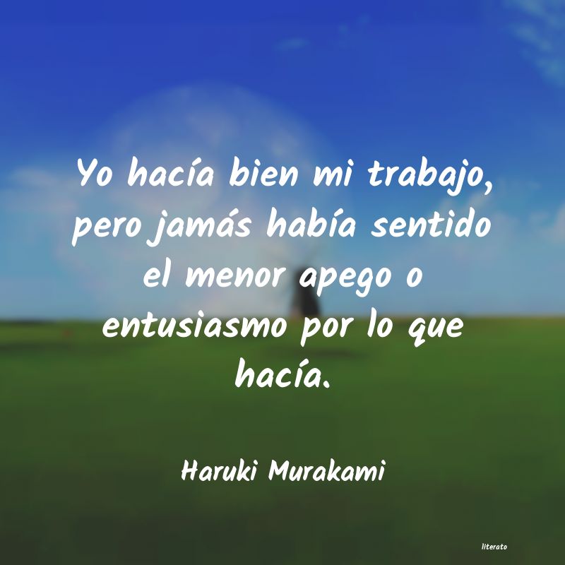 frases de Haruki Murakami