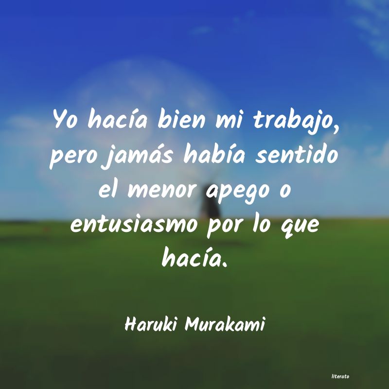 Frases de Haruki Murakami