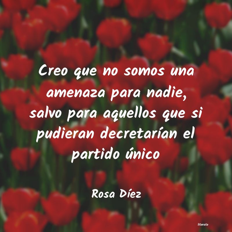 frases de Rosa DÃez