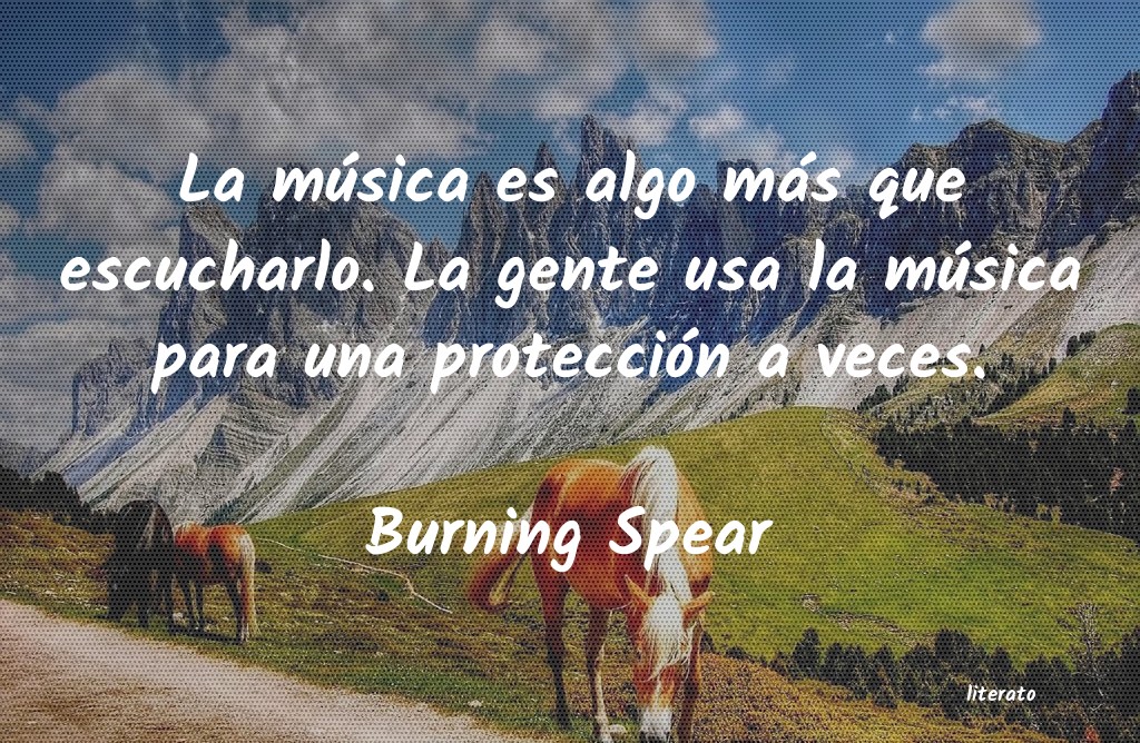 frases de Burning Spear