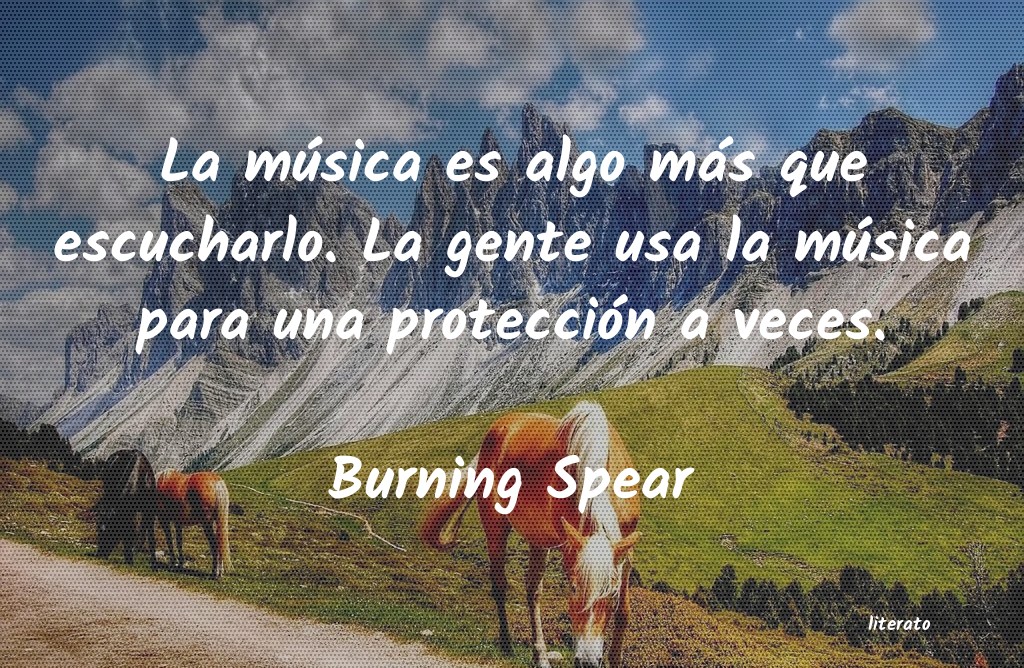 Frases de Burning Spear