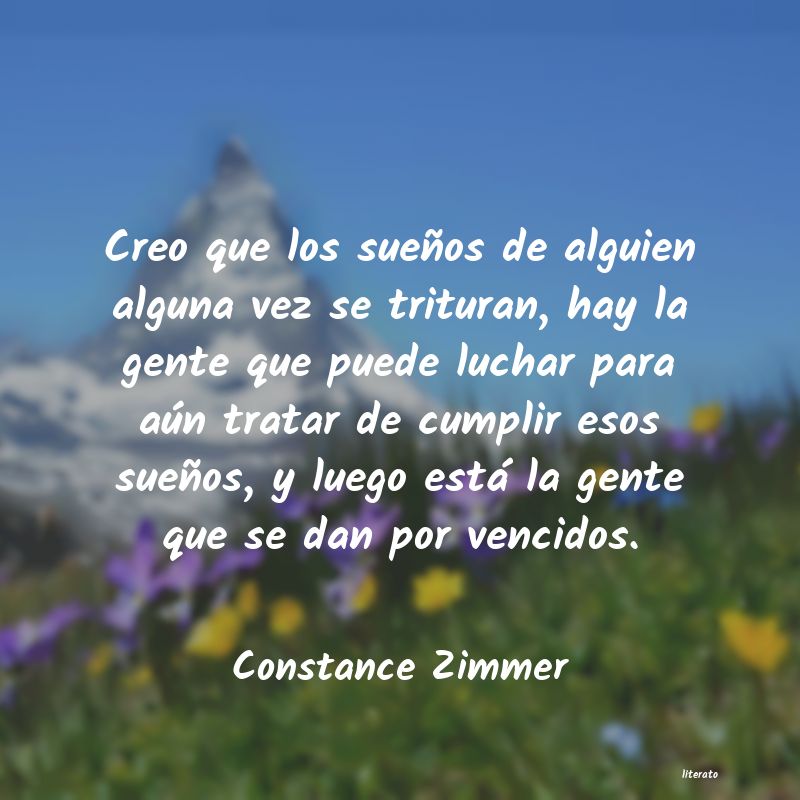 frases de Constance Zimmer