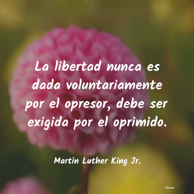 frases de Martin Luther King Jr.