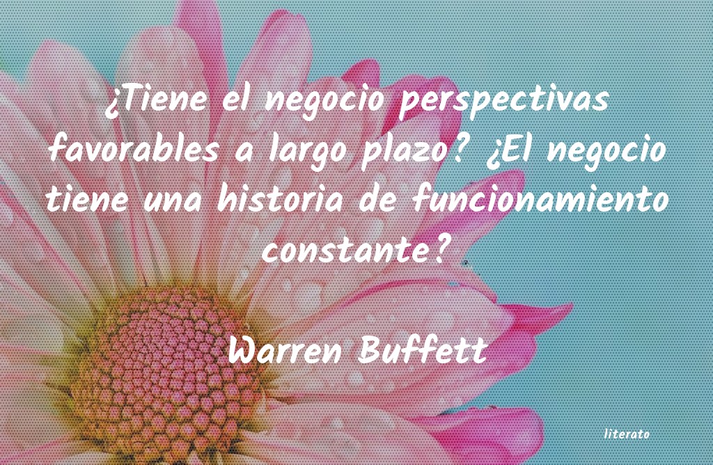 frases de Warren Buffett