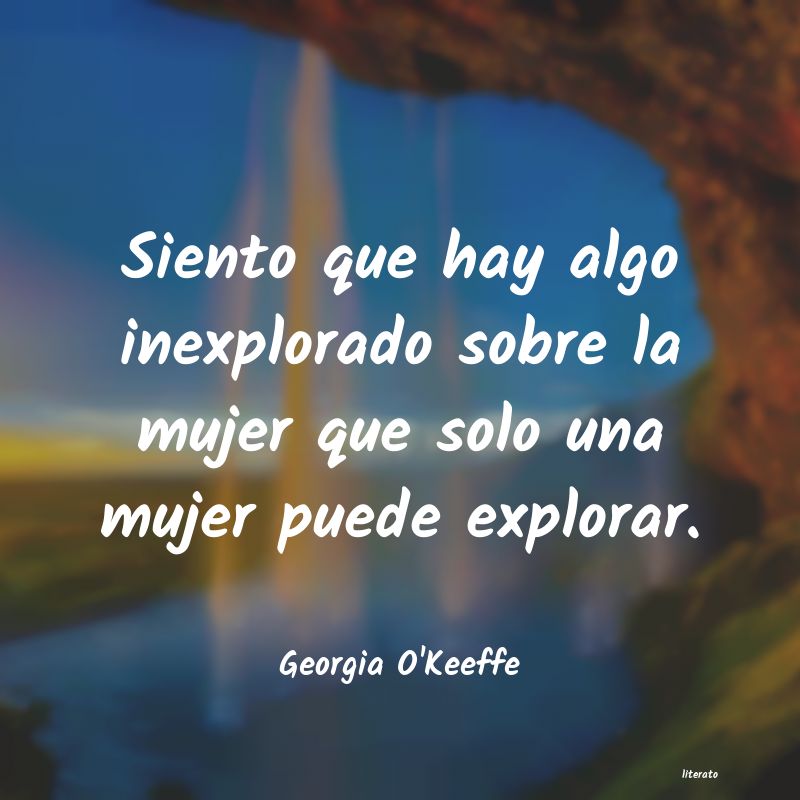 frases de Georgia O'Keeffe