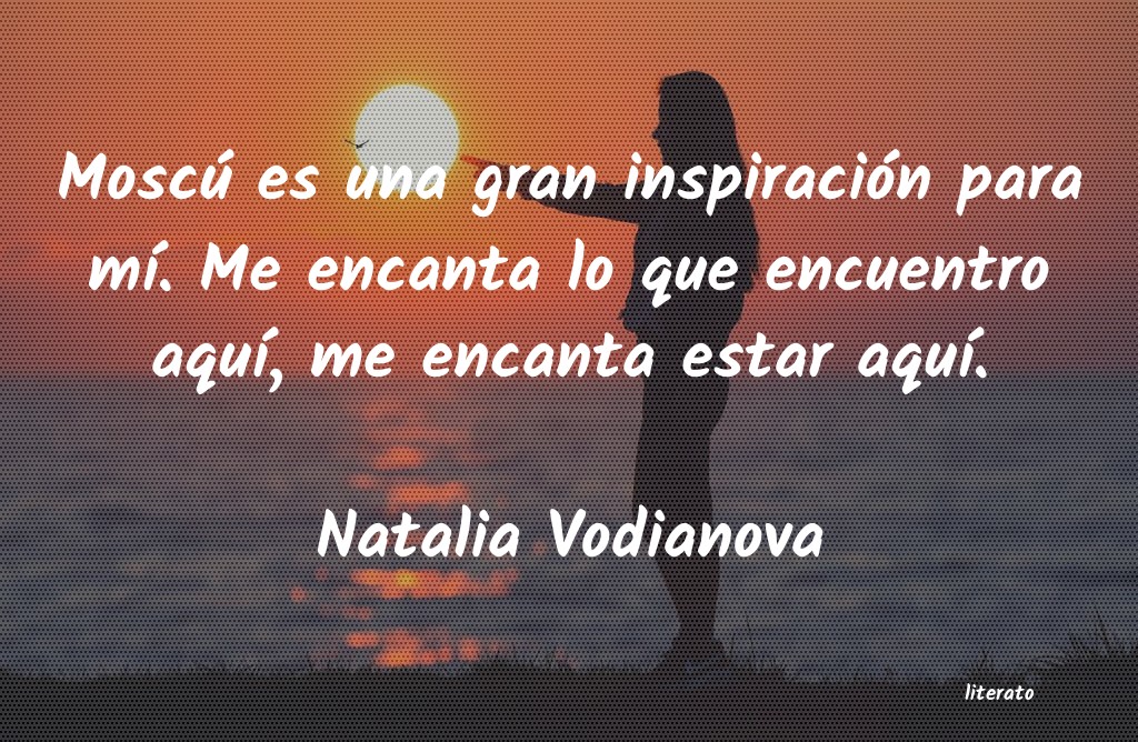 Frases de Natalia Vodianova