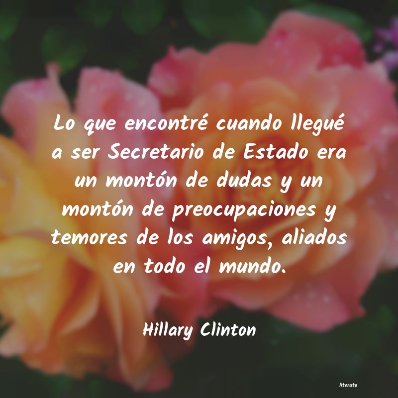 frases de Hillary Clinton