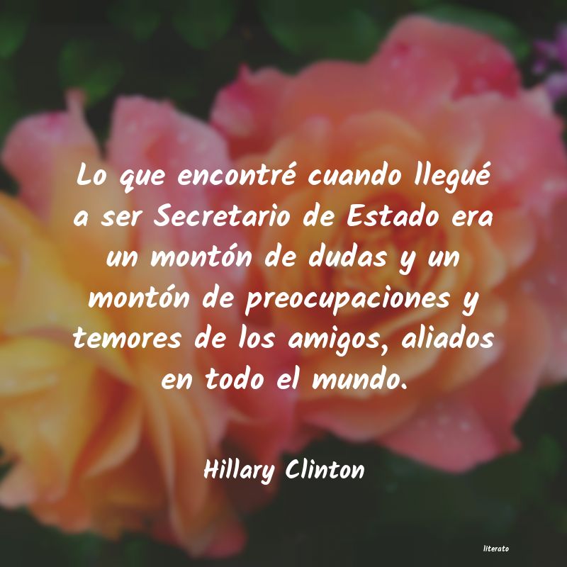 Frases de Hillary Clinton