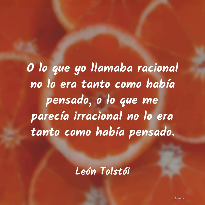 frases de León Tolstói