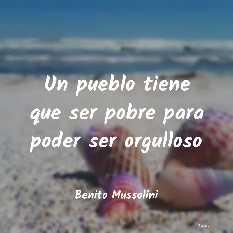 frases de Benito Mussolini