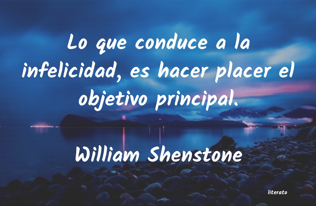 Frases de William Shenstone