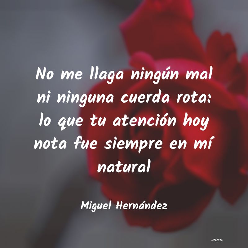 frases de Miguel Hernández
