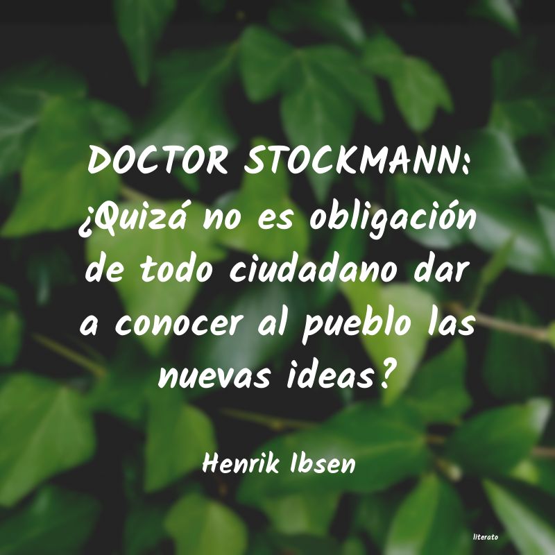 Frases de Henrik Ibsen