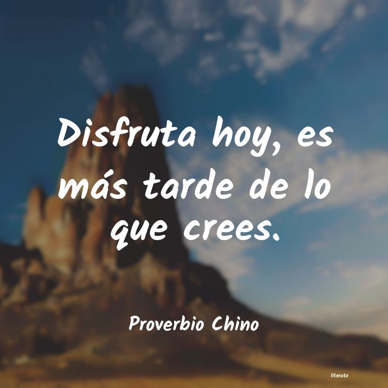 Frases de Proverbio Chino