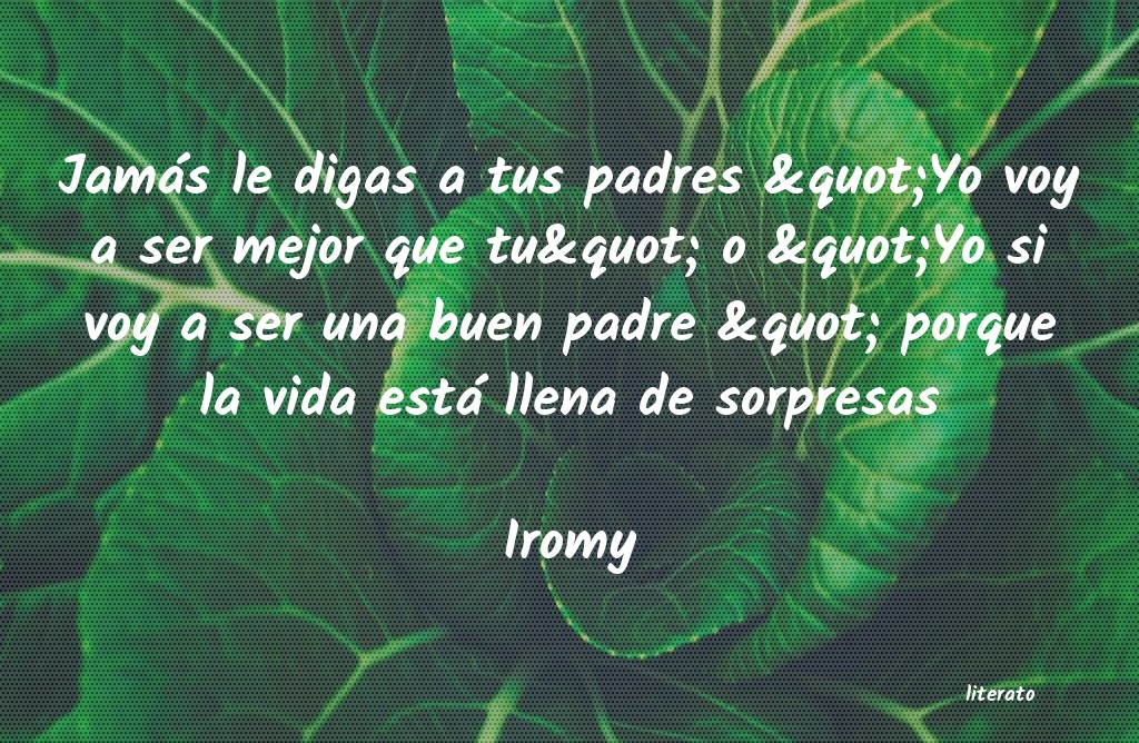 frases de Iromy