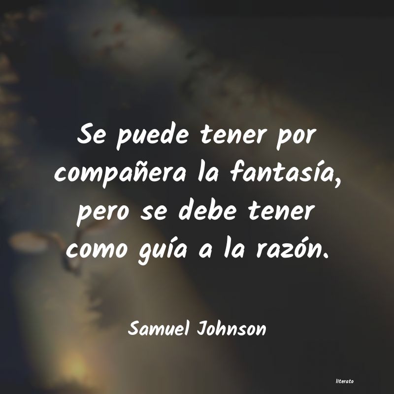 Frases de Samuel Johnson