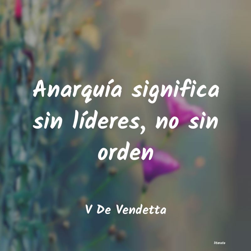 Frases de V De Vendetta