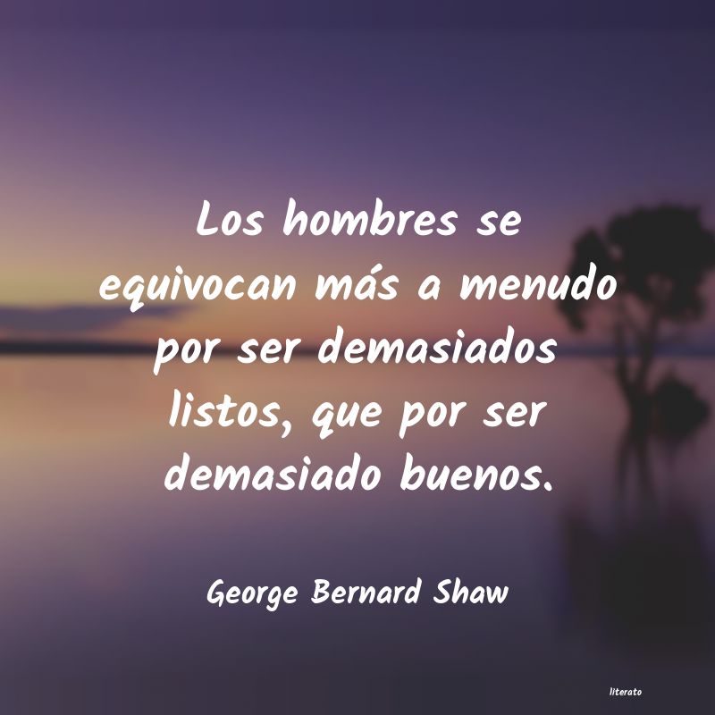 frases de George Bernard Shaw