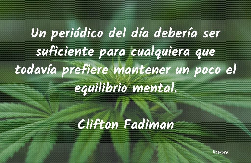 Frases de Clifton Fadiman