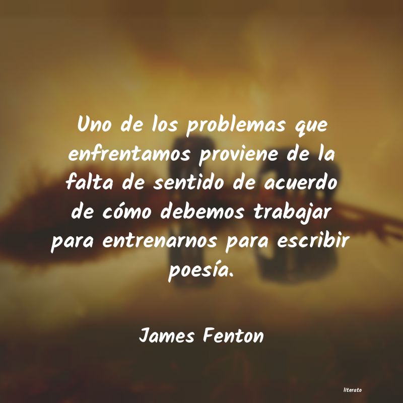 Frases de James Fenton