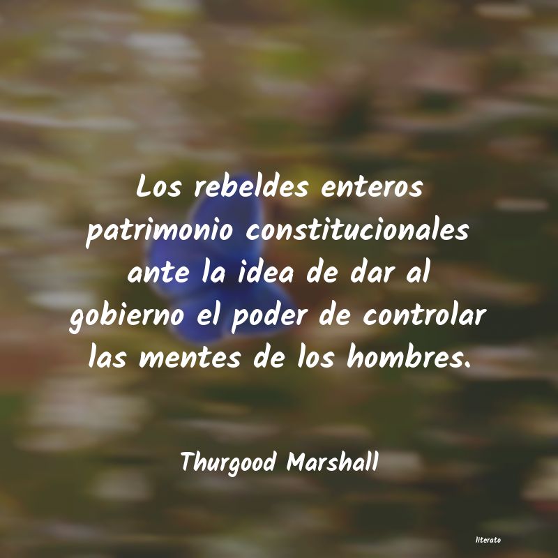 Frases de Thurgood Marshall