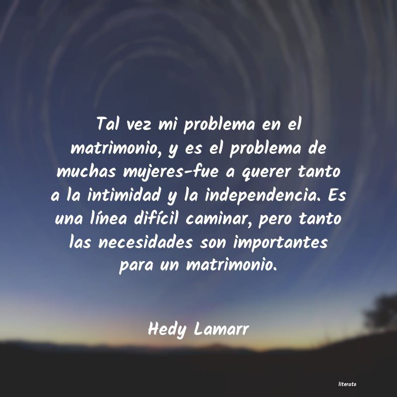frases de Hedy Lamarr