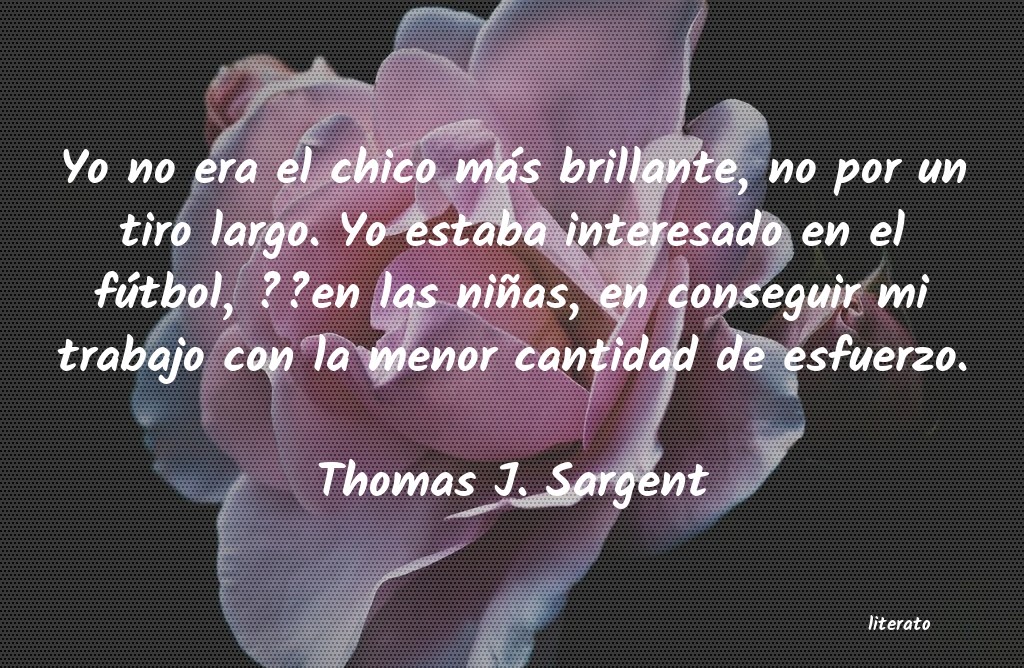 Frases de Thomas J. Sargent