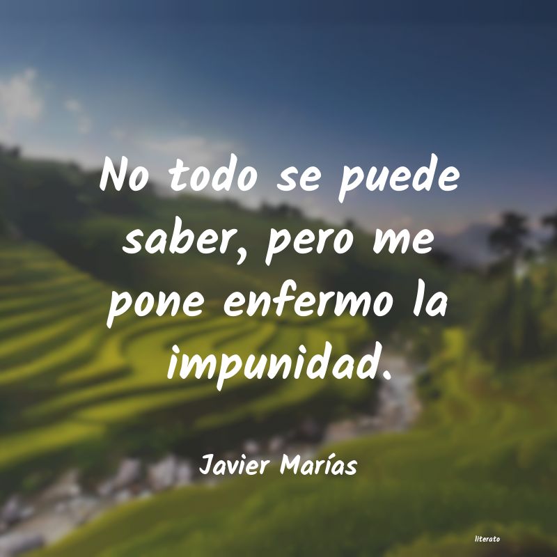 Frases de Javier Marías