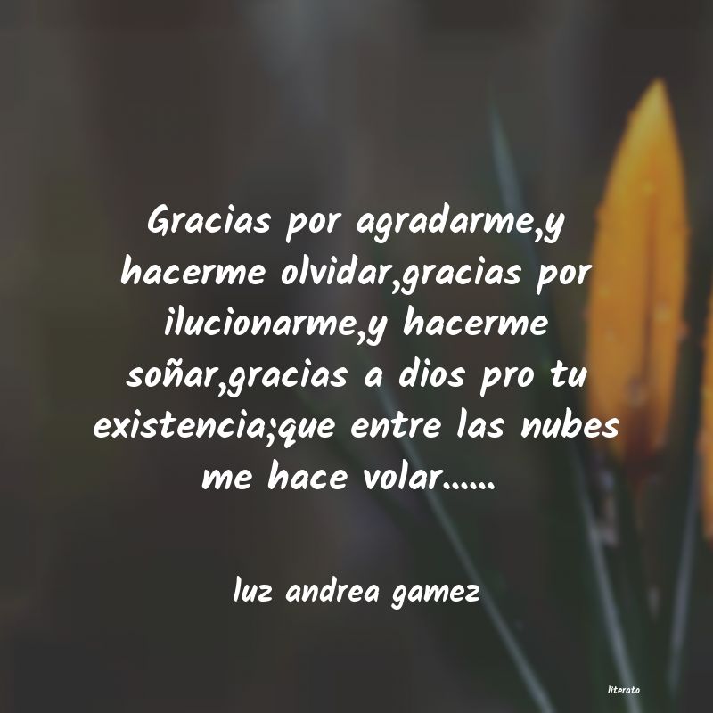 Frases de luz andrea gamez