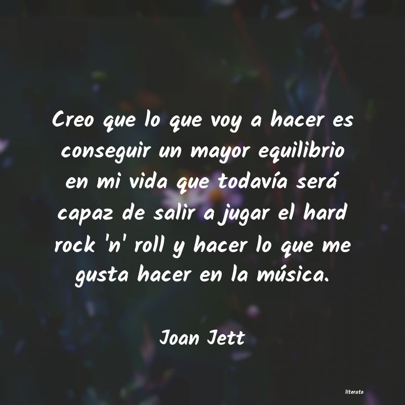 Frases de Joan Jett
