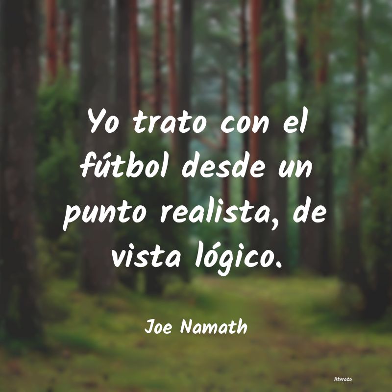 frases de Joe Namath