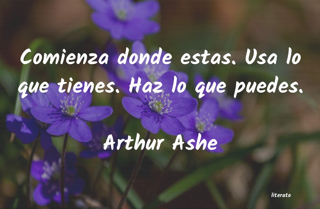 frases de Arthur Ashe