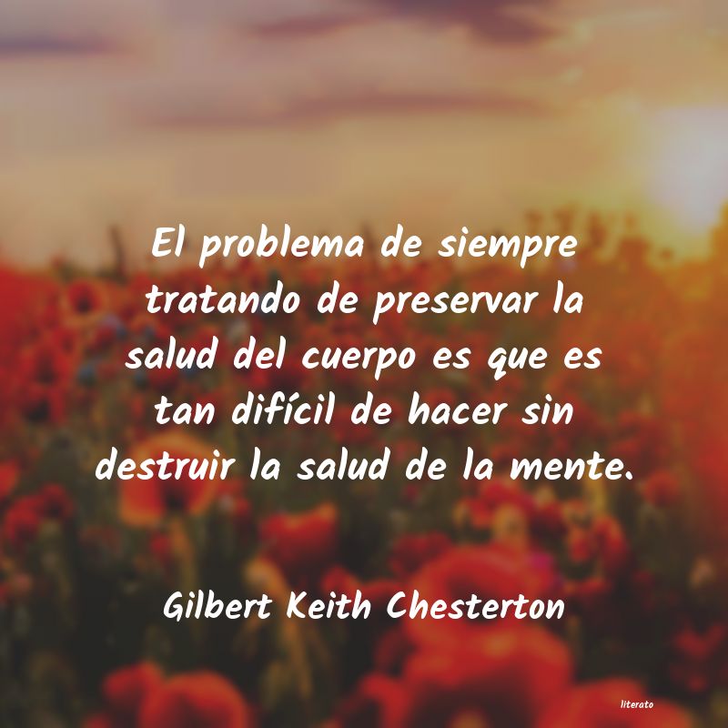 frases de Gilbert Keith Chesterton