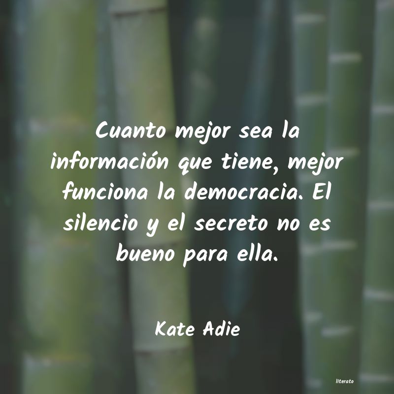 Frases de Kate Adie