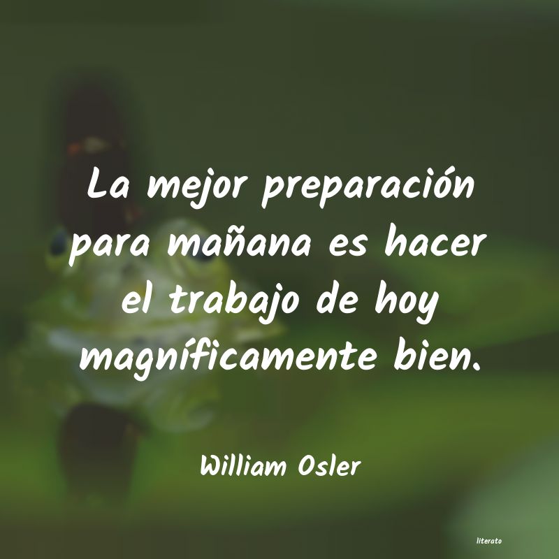 Frases de William Osler