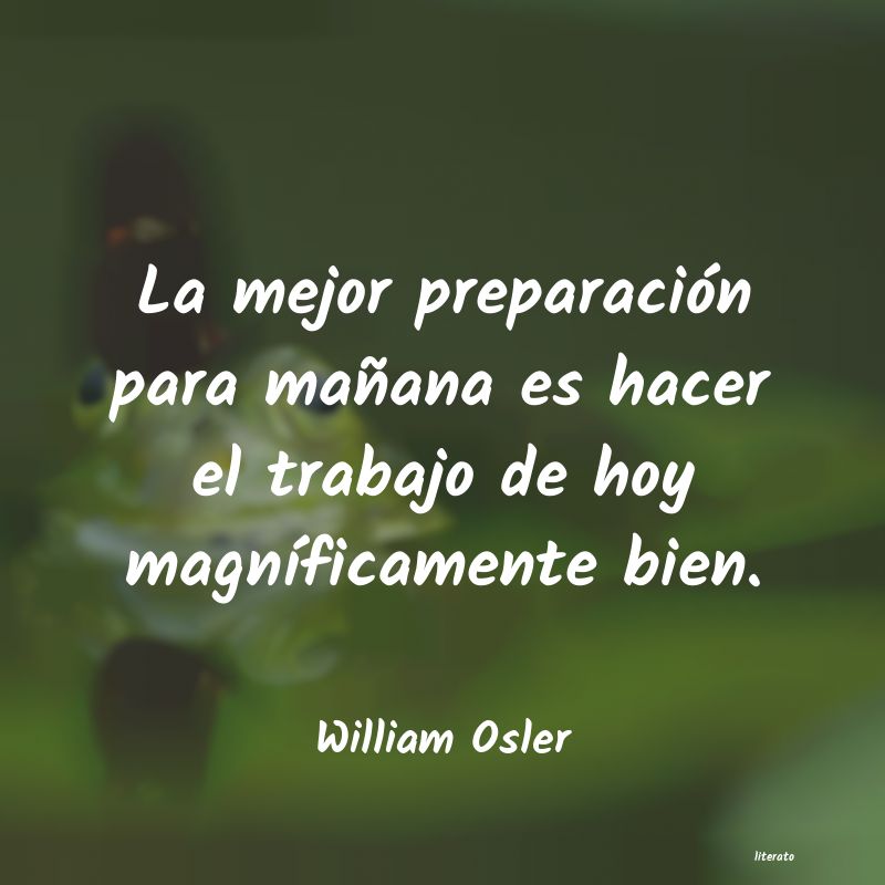 frases de William Osler