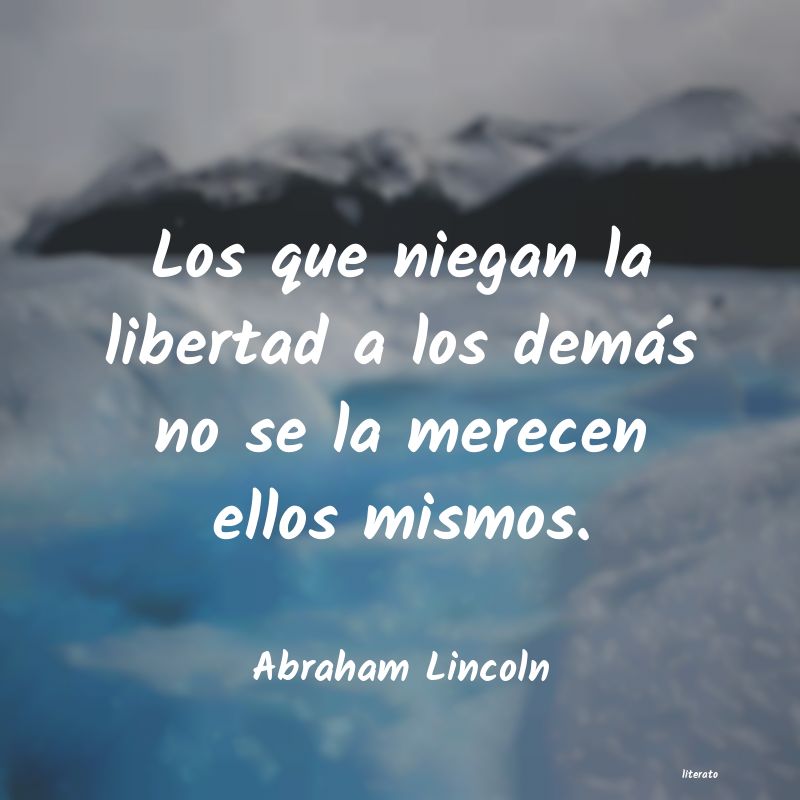 Frases de Abraham Lincoln