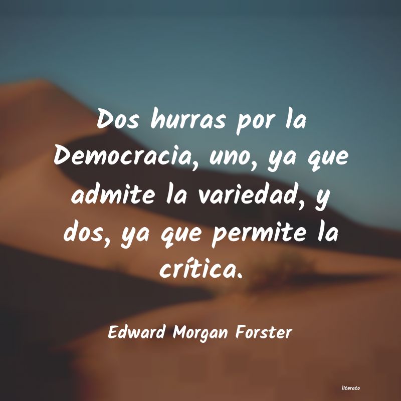 frases de Edward Morgan Forster