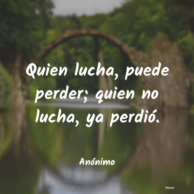 frases de lucha