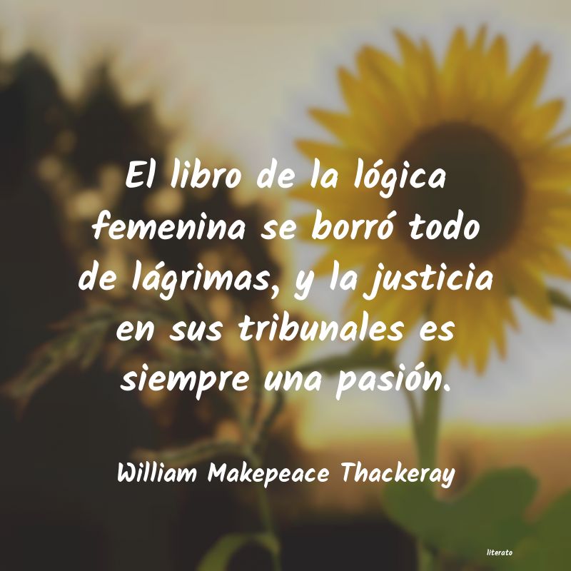 Frases de William Makepeace Thackeray