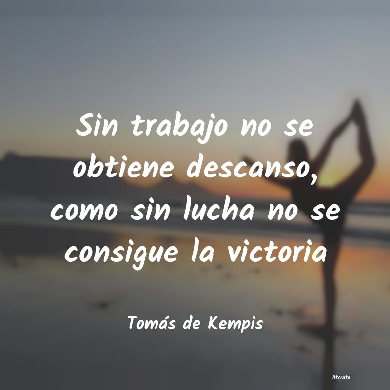 Frases de Tomás de Kempis