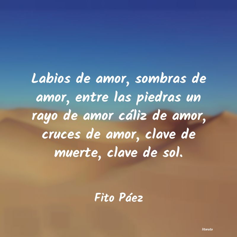 Frases de Fito Páez