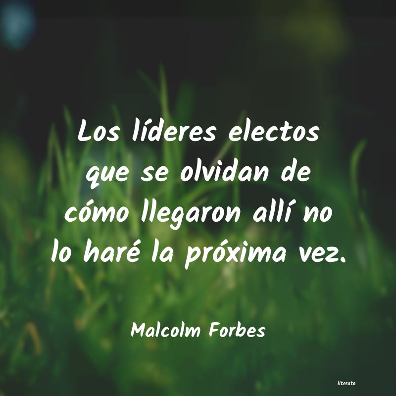 frases de Malcolm Forbes