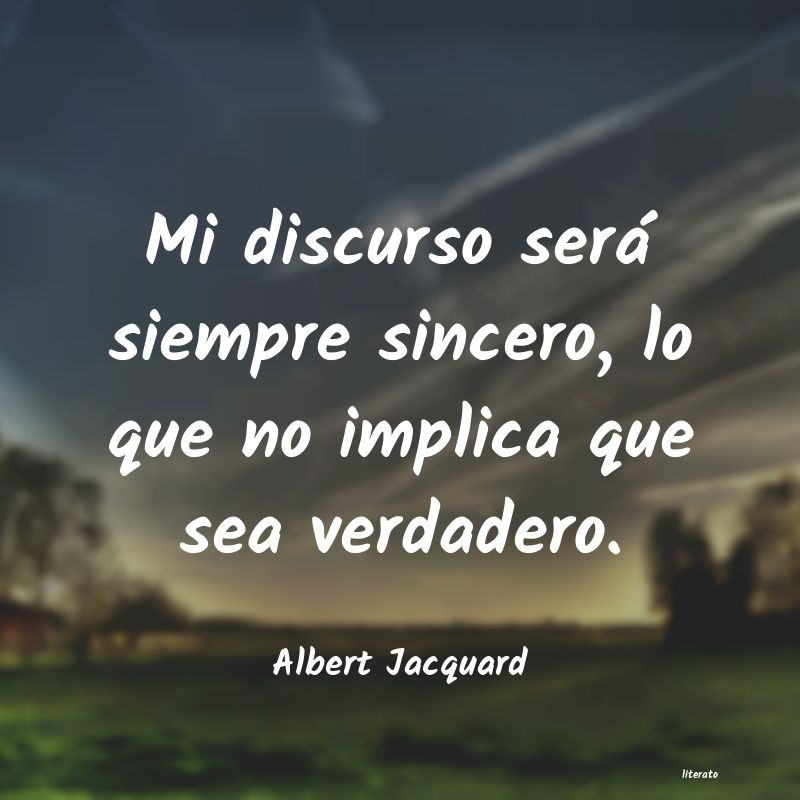 Frases de Albert Jacquard