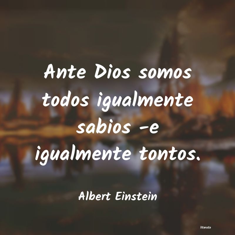 Frases de Albert Einstein