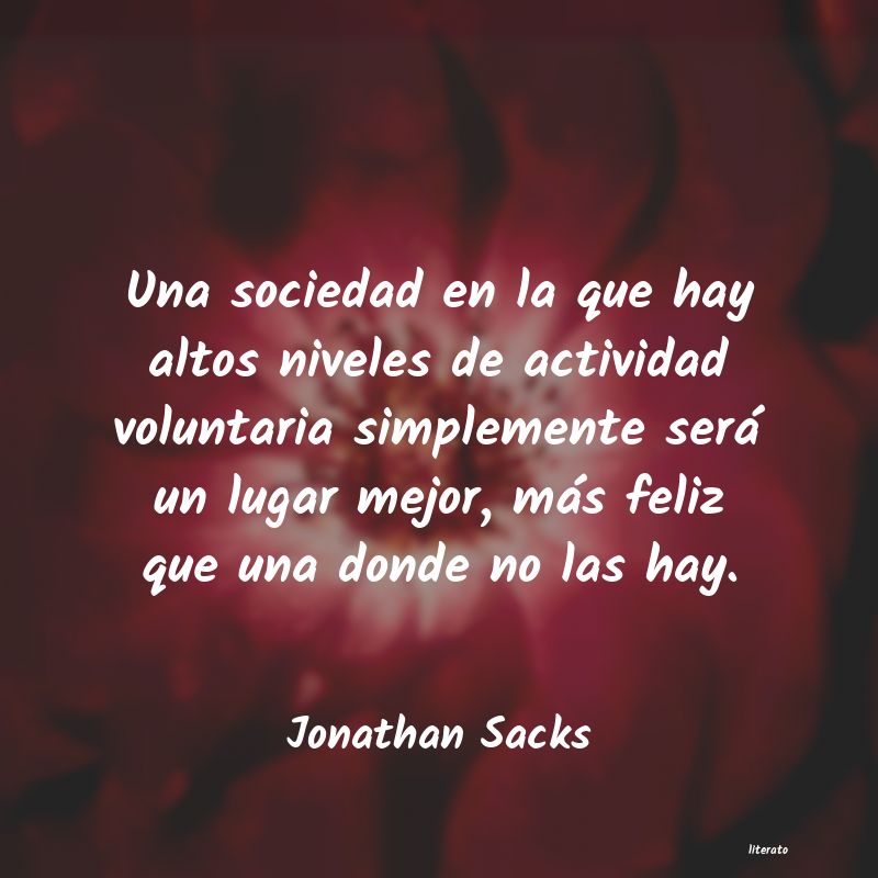 Frases de Jonathan Sacks