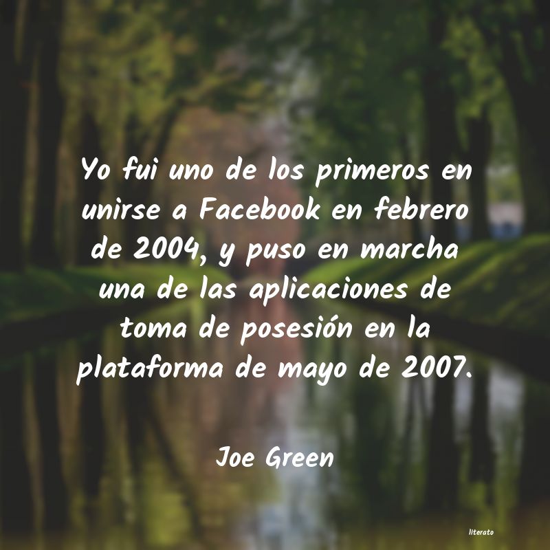 frases de Joe Green