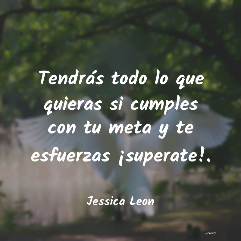 frases de Jessica Leon
